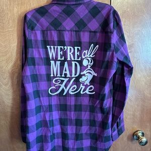 Hot Topic/Disney Women’s Alice in Wonderland Flannel